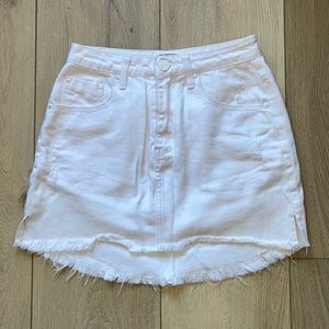 One teaspoon denim mini skirt